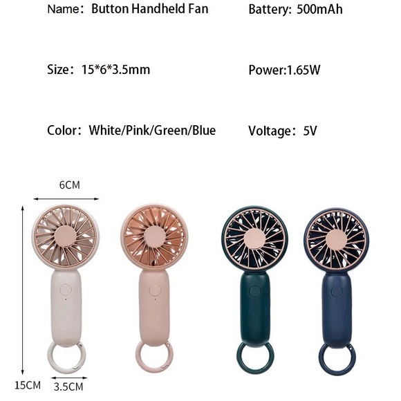 Mini Portable Fan - Picture 4 of 5